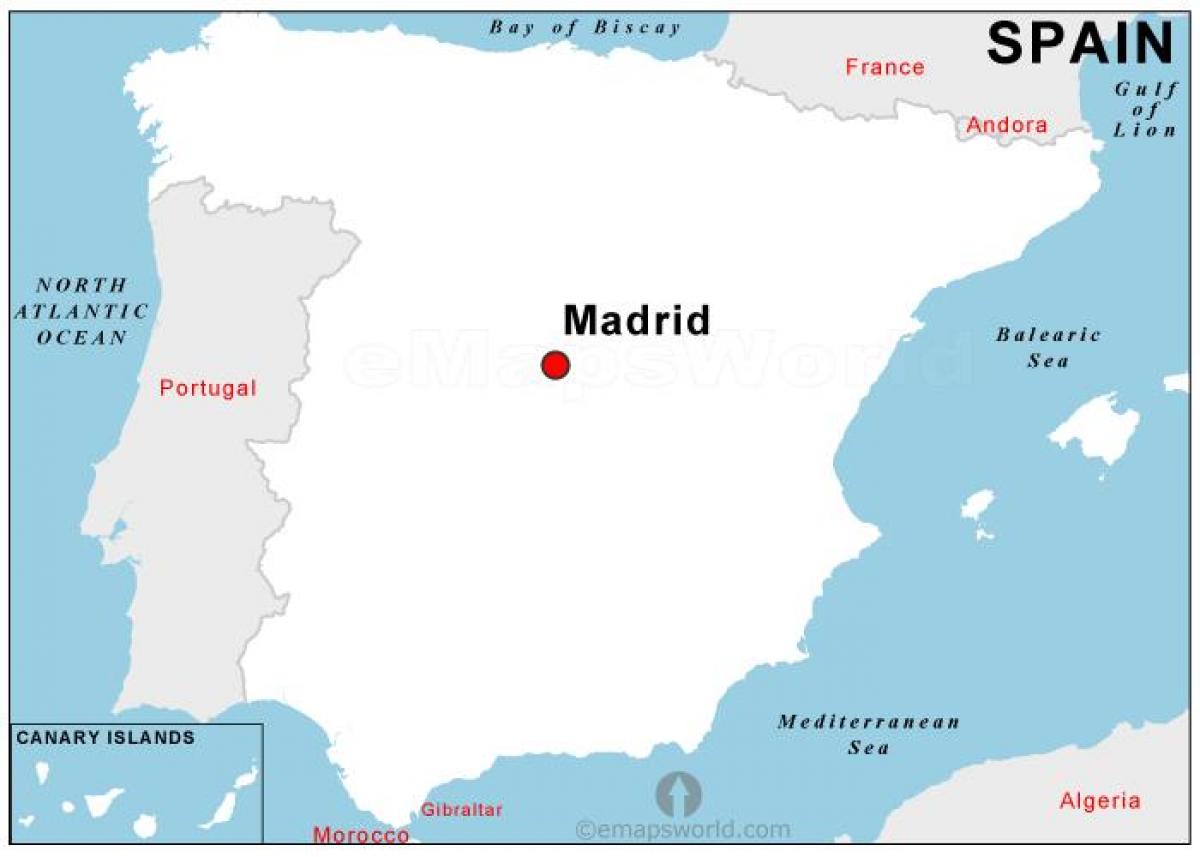 지도의 자본의 스페인